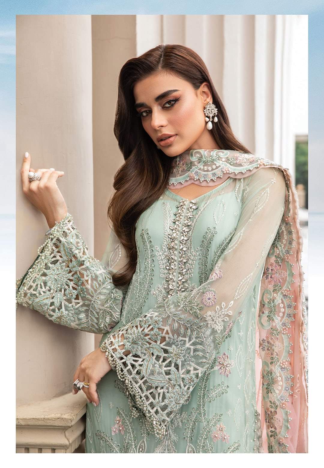 MariaB Luxury Chiffon Party Wear 2024