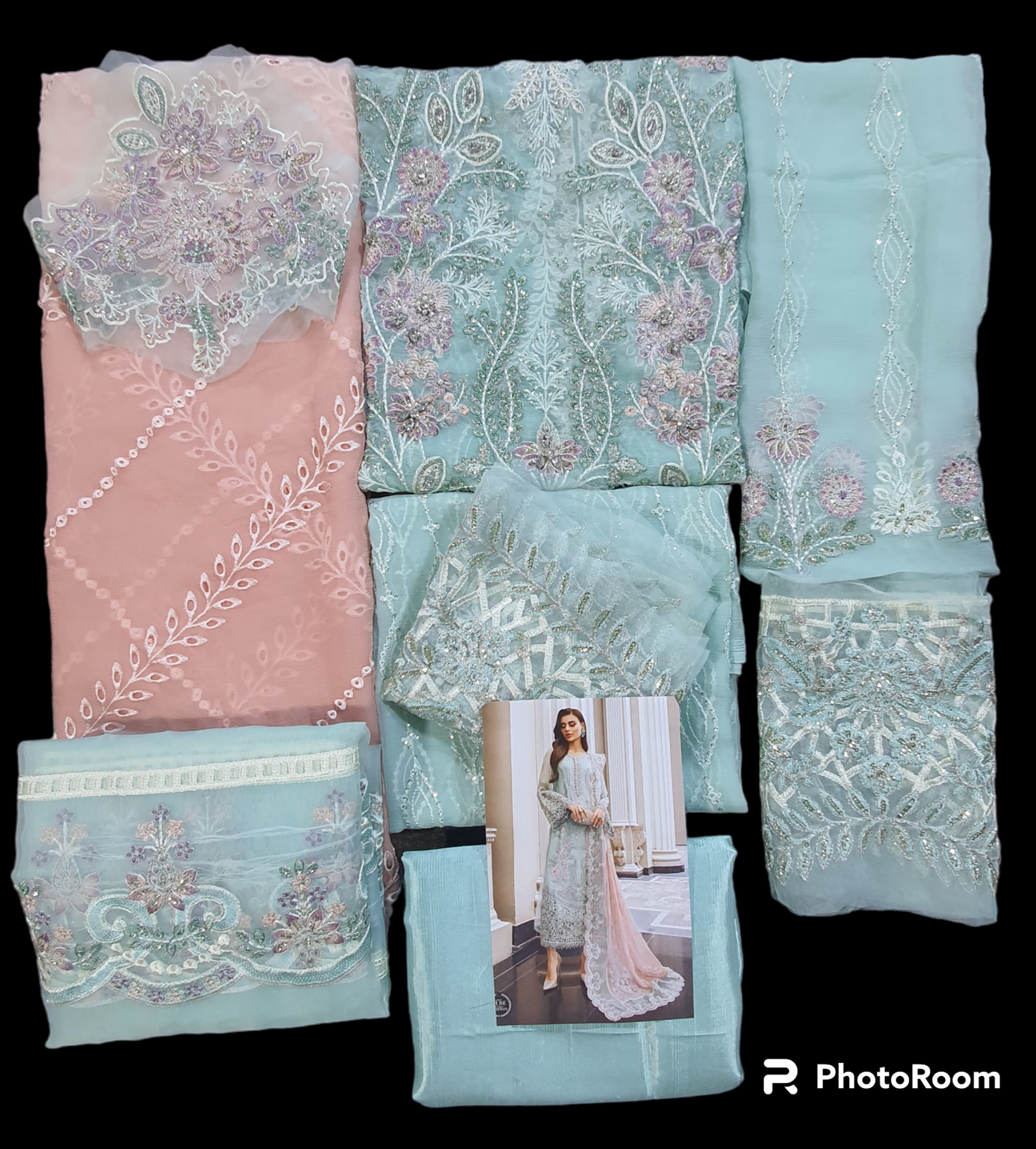 MariaB Luxury Chiffon Party Wear 2024