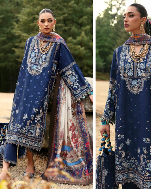 Zaha Luxury Lawn 2025 Hit Code 12-B