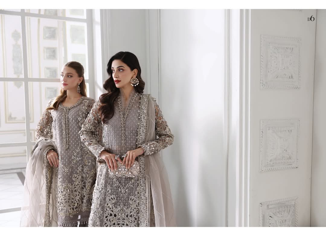 Mariab Luxury Party Wear Collection 2025 Hit Code D6